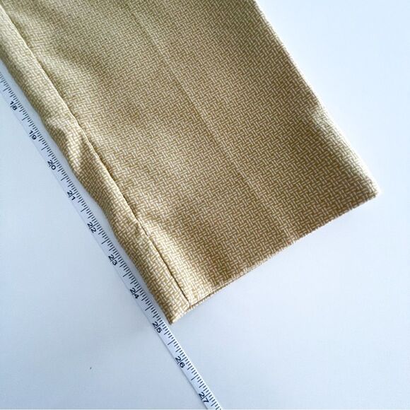 Banana Republic Pants Women's 6 Sloan Yellow Ochre Chino Trouser Dress Casual - Picture 10 of 10